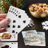 Ein Hundstag am Tag des Strandvaters Spielkarten (In Situ)