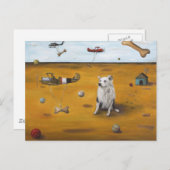 Ein Hundstraum Postkarte (Vorne/Hinten)