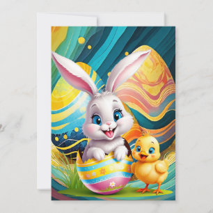 EIN HÜPFIGES OSTERN FÜR SIE EINLADUNG