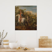 Ein Hussar auf dem Pferd, 1773 Poster (Küche)