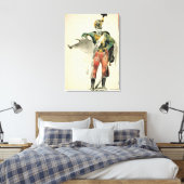 Ein Hussar des 9. Regiments Leinwanddruck (Insitu (Schlafzimmer))