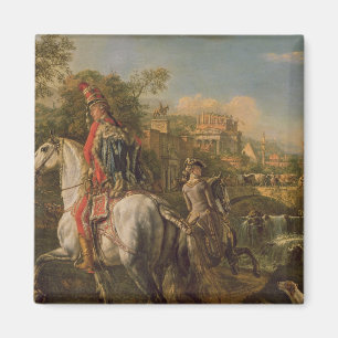 Ein Hussar zu Pferd, 1773 Magnet