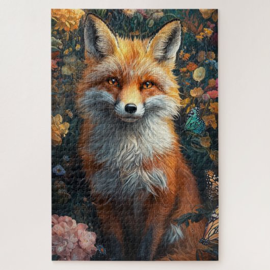 Ein hyperrealistischer Fuchs Puzzle (Vertikal)