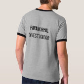 Ein i P - T-Shirt - Paranormal Forscher (Rückseite)