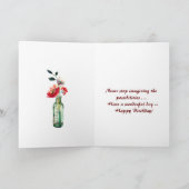 Ein idealer Parasol zum Geburtstag Karte (Innenseite)