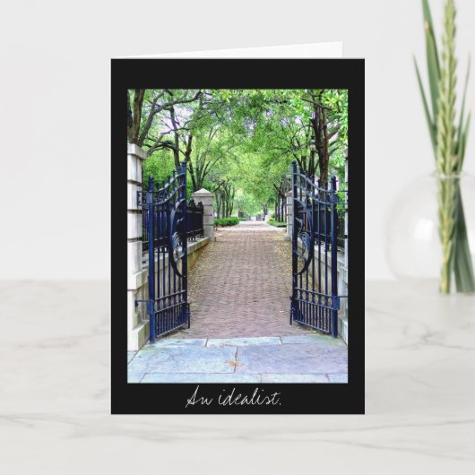 Ein Idealist. Karte (Vorderseite)