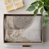 Ein Igel in der Landschaft von Giovanna Garzoni Seidenpapier (Geschenk)