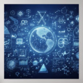 Ein illuminiertes digitales Modell Poster (Vorne)