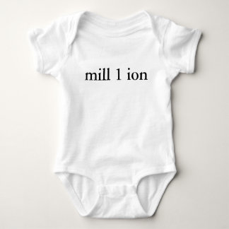 Ein im Million Baby-Shirt Baby Strampler