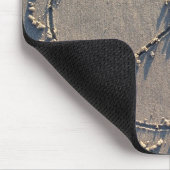 Ein im Sand gezeichnet Schild. Mousepad (Ecke)