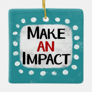 Ein Impact-Ornament erstellen Keramikornament