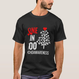 Ein In 100 Angeborener Herzfehler Monat Chd Kriege T-Shirt