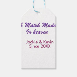 Ein in den Himmel geschlossenes Match lila mauve s Geschenkanhänger