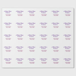 Ein in den Himmel geschlossenes Match lila mauve s Geschenkpapier