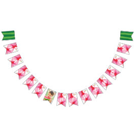 Ein in einem Melon Personalisiertes GeburtstagsFot Wimpelkette