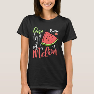 Ein in einem Melone-Vati-T - Shirt-lustigen T-Shirt