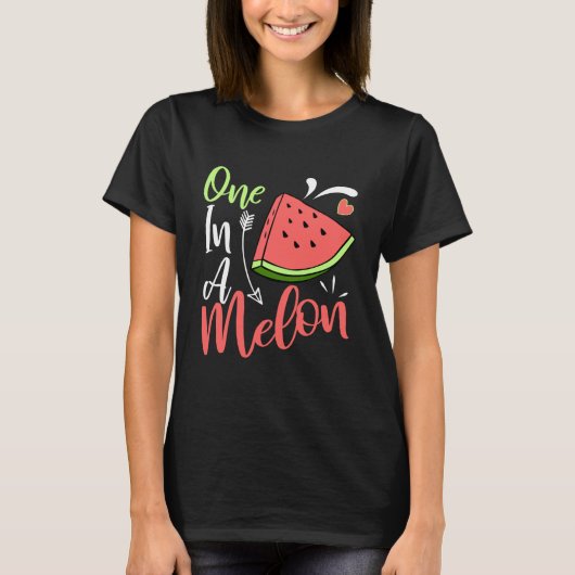 Ein in einem Melone-Vati-T - Shirt-lustigen T-Shirt (Vorderseite)