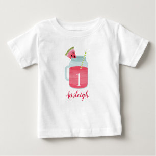 Ein in einem Melone-Wassermelone-Getränk-1. Baby T-shirt