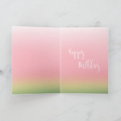 Ein in einem Melone-Wassermelone-personalisierten Karte (Innenseite)