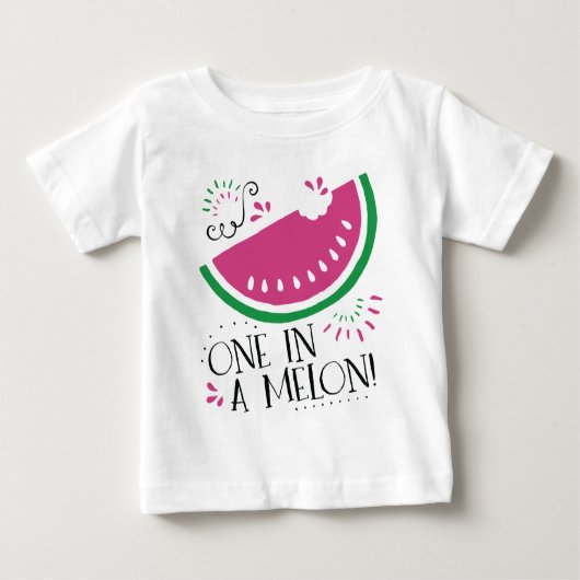 Ein in einem Melone-Wassermelone-T - Shirt (Vorderseite)