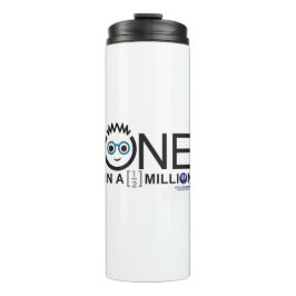 Ein in einer halben Million Logo - Kaffee Tumbler Thermosbecher