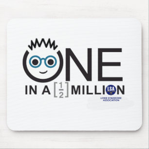 Ein in einer halben Million Logo - Maus-Pad Mousepad