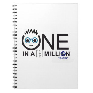Ein in einer halben Million Logo - Notebook Notizblock