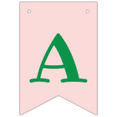 Ein in einer Melone-ersten Wimpelkette (Dritte Fahne)