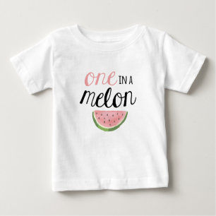 Ein in einer Melone, erstes Geburtstags-Shirt Baby T-shirt