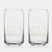 Ein in Himmel gemachtes Matcha Süß Lustiger Wortwi Dosenglas (Rückseite)