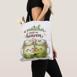 Ein in Himmel geschmiedetes Matcha süßer lustiger Tasche
