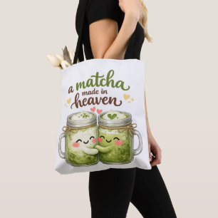 Ein in Himmel geschmiedetes Matcha süßer lustiger Tasche