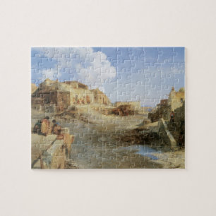 Ein Indian Pueblo, Laguna, New Mexico von Moran Puzzle