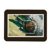 Ein indischer ChefportraitColorado Magnet (Horizontal)