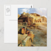 Ein indischer Pueblo Laguna New Mexico - 1906 Postkarte (Vorne/Hinten)
