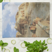 Ein indischer Pueblo, Laguna, New Mexico durch Mor Geschirrtuch (Gefaltet)