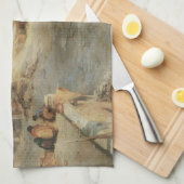 Ein indischer Pueblo, Laguna, New Mexico durch Mor Geschirrtuch (Viertel Falte)