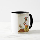 Ein indischer Schlangenbeschwörer mit einer Kobra, Tasse (VorderseiteRechts)