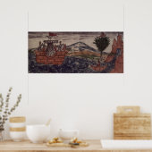 Ein indischer Spion beobachtet Poster (Küche)