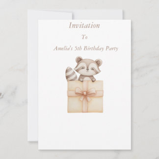 Ein individualisierbares Niedliches und elegantes Einladung