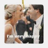 Ein individuell anpassbares 2-seitiges elegantes S Keramikornament (Vorderseite)