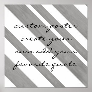 Ein individuelles Plakat fügt ein eigenes Zitat au