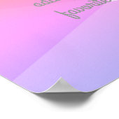 Ein individuelles Poster fügt Ihr Angebot in Rosa (Ecke)