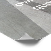 Ein individuelles Poster von sunburst fügt Ihr Ang (Ecke)