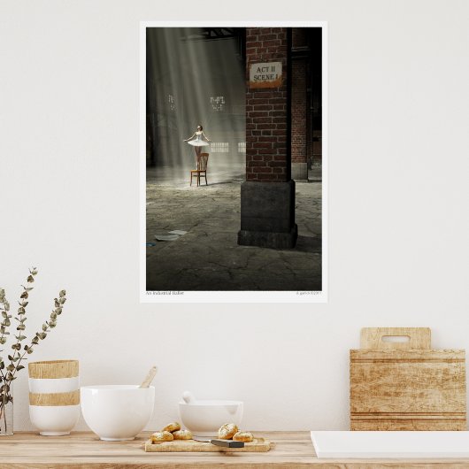Ein industrielles Ballett Poster (Küche)