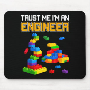 ein Ingenieur Kinder Stein Baumeister Steine Bauen Mousepad