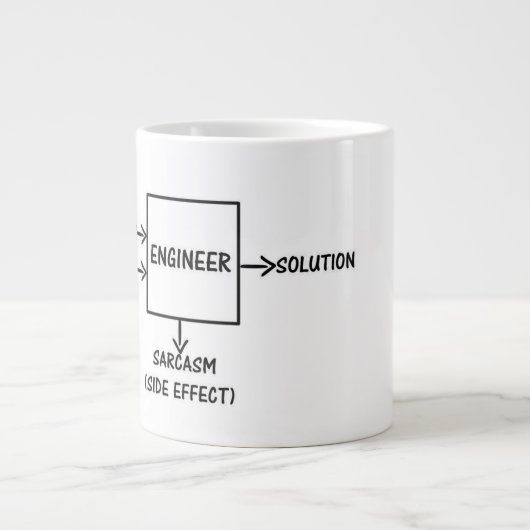 Ein Ingenieurprozess Jumbo-Tasse (Vorderseite)