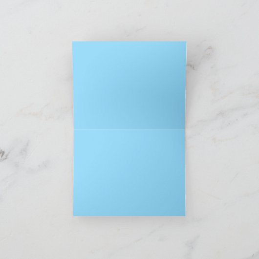 Ein INITIALS Bat Mitzvah Dankeschön Karte (Innenseite)