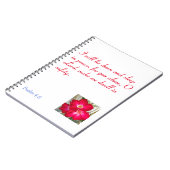 Ein Inspirierend Notebook Notizblock (Linke Seite)