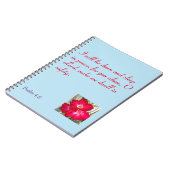 Ein Inspirierend Notebook Notizblock (Linke Seite)
